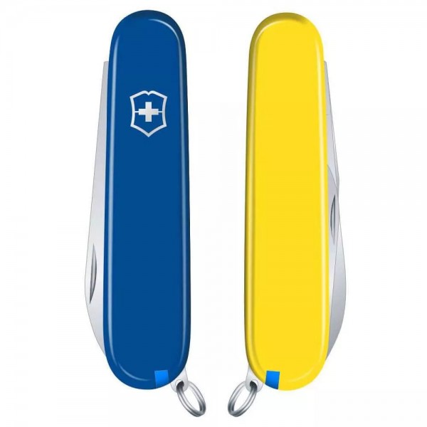 Складаний ніж 84 мм Victorinox Bantam Ukraine 1 шар, 8 функцій, синє-жовтий (0.2303.2.8)