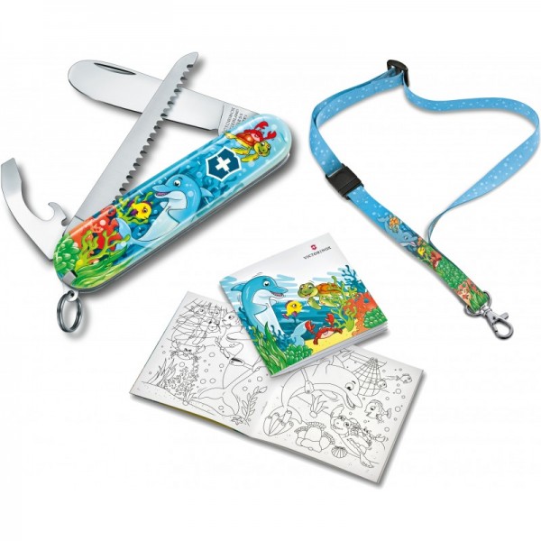 Подарунковий набір дитячий Victorinox MY FIRST Children Set Dolphin 0.2373.E1