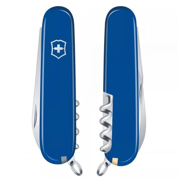 Складаний ніж 84 мм Victorinox Waiter 9 функций Синий (0.3303.2)