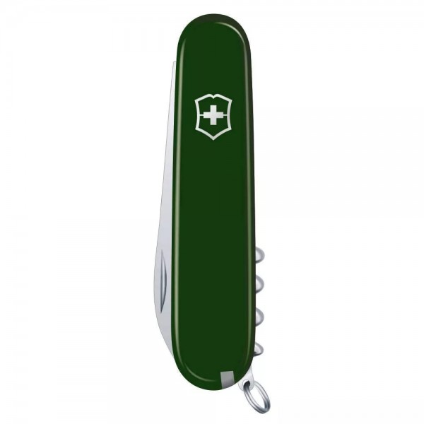Складаний швейцарський ніж Victorinox Waiter 84 мм 9 функцій Зелений (0.3303.4)