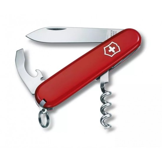 Складаний ніж 84 мм Victorinox Waiter 9 функций червоні накладки, блістер (0.3303.B1)