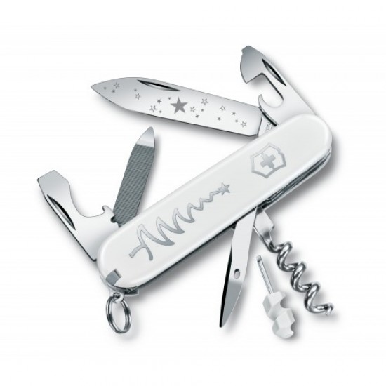 Складаний ніж Victorinox Sportsman White Christmas 0.3804.77 Special Edition 2018
