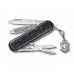 Складаний ніж Victorinox Classic SD Brilliant Carbon 58 мм 5 функцій рукоятка з карбону (0.6221.90)