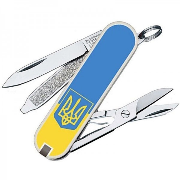 Складаний ніж Victorinox CLASSIC SD UKRAINE 0.6223.7_T0030r