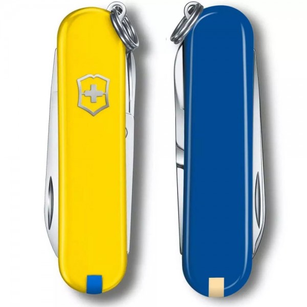Складаний ніж Victorinox Classic SD Ukraine Жовто-синій (0.6223.8G.2)