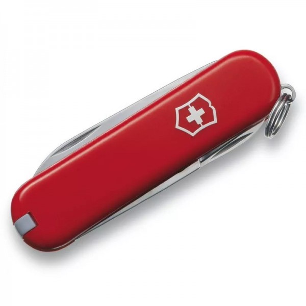 Складаний ніж Victorinox Classic SD 58 мм 7 функцій Червоний у блістері (0.6223.B1)