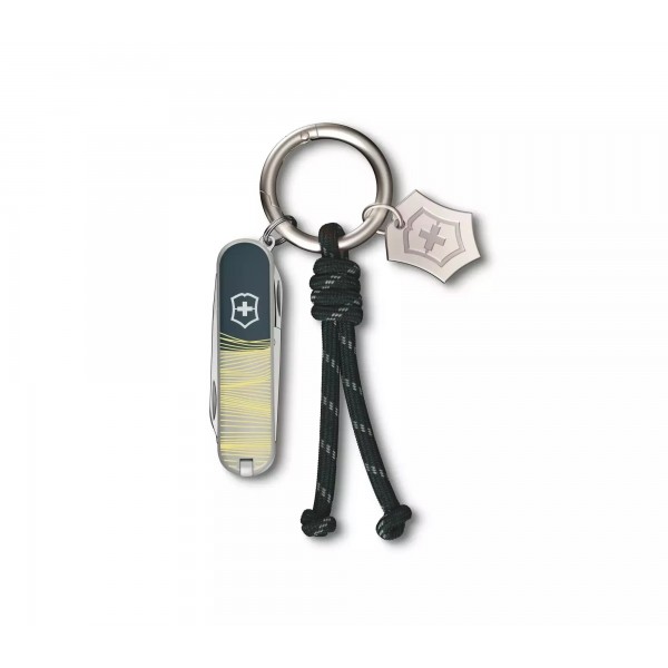 Складаний ніж-брелок 58 мм Victorinox Classic SD New York Style, 7 функцій, сірий (0.6223.E223)