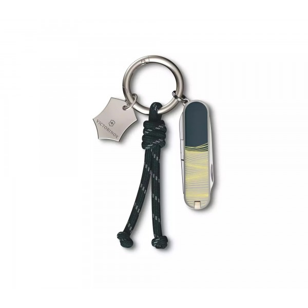 Складаний ніж-брелок 58 мм Victorinox Classic SD New York Style, 7 функцій, сірий (0.6223.E223)