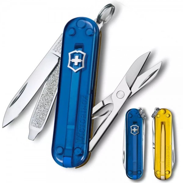 Складаний ніж Victorinox Classic SD Ukraine Синьо-жовтий (0.6223.T2G.T81)