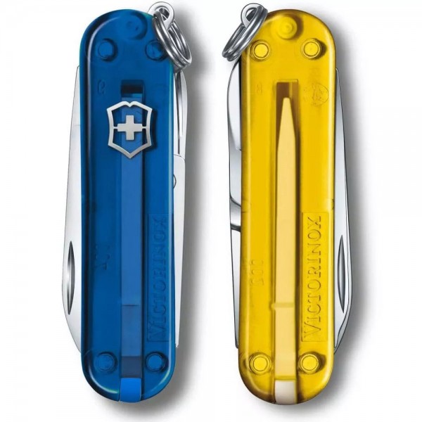 Складаний ніж Victorinox Classic SD Ukraine Синьо-жовтий (0.6223.T2G.T81)