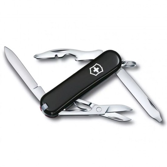 Складаний ніж Victorinox Rambler 58 мм 10 функцій Чорний (0.6363.3)