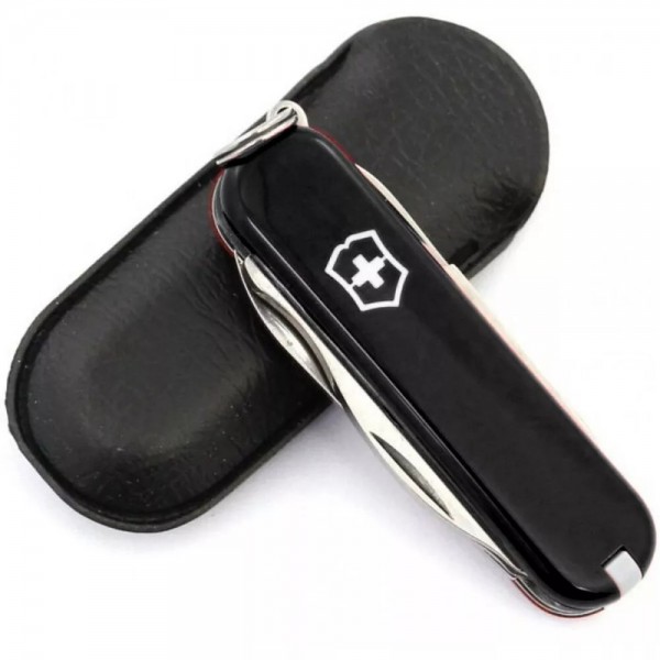 Складаний ніж Victorinox Rambler 58 мм 10 функцій Чорний (0.6363.3)