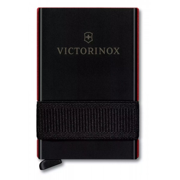 Картка-мультитул на 10 функцій з картхолдером VICTORINOX Smart Card Wallet Iconic Red червоний, чорний (0.7250.13)