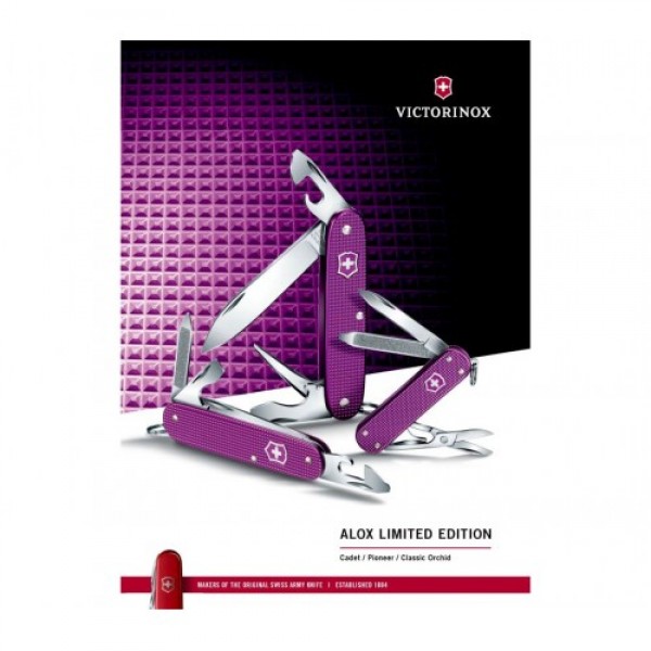 Складаний ніж Victorinox Pioneer Alox Limited Edition 2016 Orchid 0.8201.L16