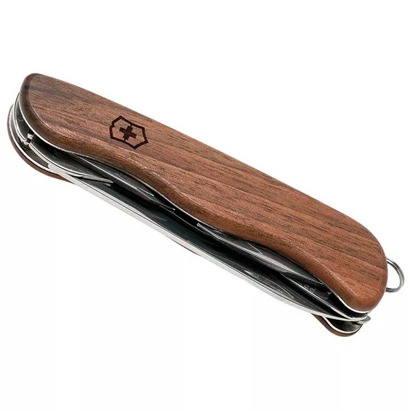 Складаний швейцарський ніж 111 мм Victorinox Forester Wood 10 функцій, дерев'яна рукоять, блістер (0.8361.63)