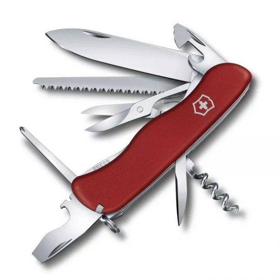 Складаний ніж 111 мм "Victorinox" Outrider 14 функцій, червоний матовий, блістер (0.8513.B1)