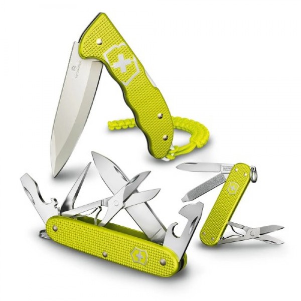 Ніж Victorinox Hunter Pro Alox Limited Edition 2023 Electric Yellow 0.9415.L23