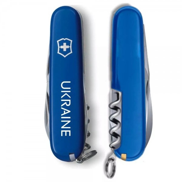 Складаний ніж Victorinox Spartan Ukraine Ukraine (1.3603.2_T0140u)