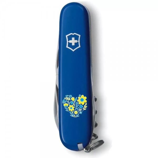Складаний ніж Victorinox Spartan Ukraine Квіткове серце (1.3603.2_T1246u)
