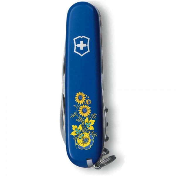Складаний ніж Victorinox SPARTAN UKRAINE Квіти 1.3603.2_T1050u