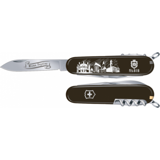 Складаний ніж Victorinox Spartan City 3D Lviv 1.3603.3R31