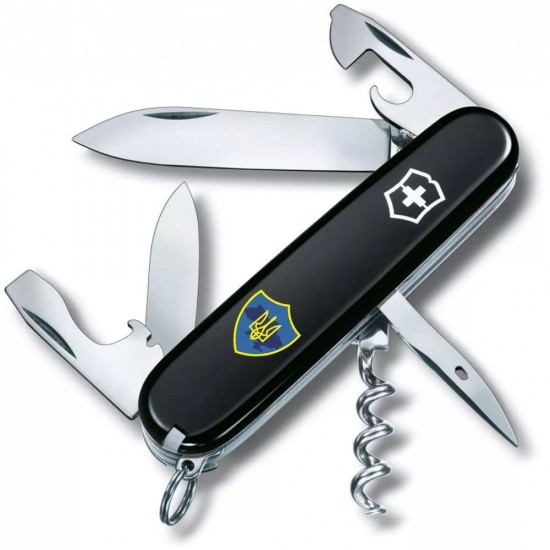 Складаний ніж Victorinox Spartan Ukraine Тризуб на щиті (1.3603.3_T1080u)