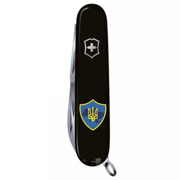 Складаний ніж Victorinox Spartan Ukraine Тризуб на щиті (1.3603.3_T1080u)