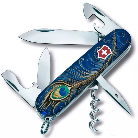 Складаний ніж Victorinox Spartan Ukraine 91 мм 13 функцій Чарівне перо Жар-Птиці (1.3603.3_T3150pw)