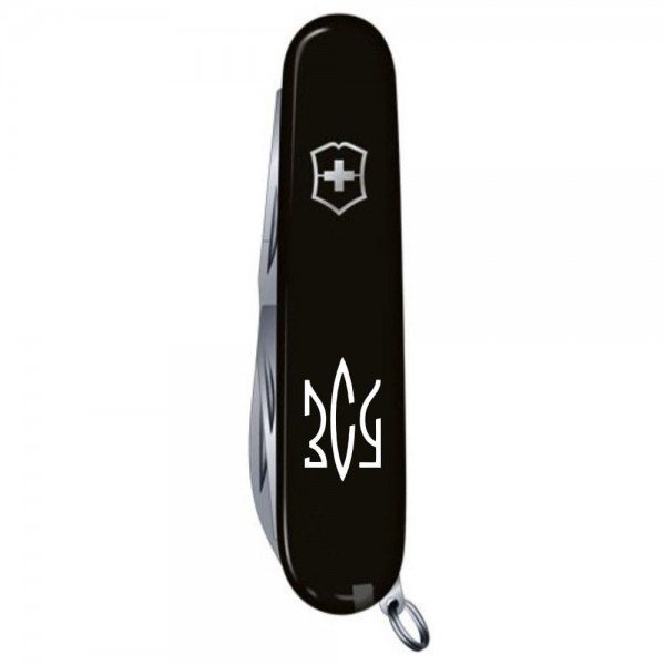Складаний ніж Victorinox SPARTAN UKRAINE Тризуб ЗСУ білий 1.3603.3_T0390u