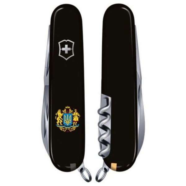 Складаний ніж Victorinox SPARTAN UKRAINE Великий Герб України 1.3603.3_T0400u