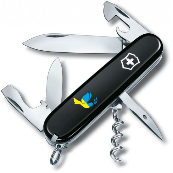 Складаний ніж Victorinox SPARTAN UKRAINE Голуб світу синє-жовт. 1.3603.3_T1036u