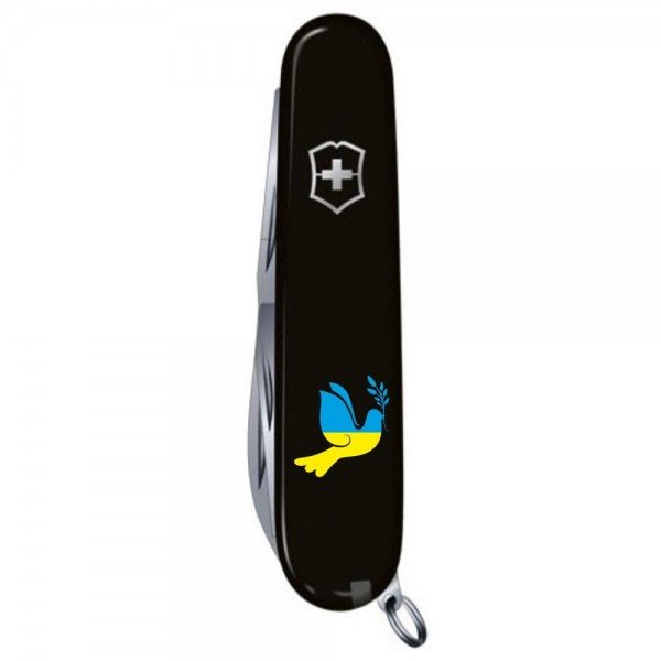 Складаний ніж Victorinox SPARTAN UKRAINE Голуб світу синє-жовт. 1.3603.3_T1036u