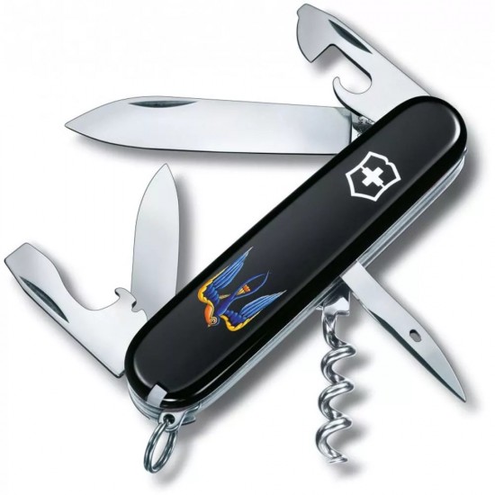 Складаний ніж Victorinox Spartan Ukraine Тризуб-Ластівка (1.3603.3_T1230u)