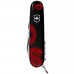 Ексклюзивний складаний ніж 91мм Victorinox SPARTAN ZODIAC 3 шари, 12 функцій, чорні накладки Червона змія (1.3603.3_Z4361u)