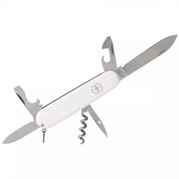 Складаний ніж 91 мм Victorinox Spartan White 2 шари, 12 функцій, білий, блістер (1.3603.7B1)