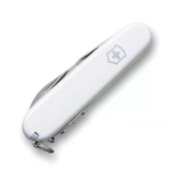 Складаний ніж 91 мм Victorinox Spartan White 2 шари, 12 функцій, білий, блістер (1.3603.7B1)