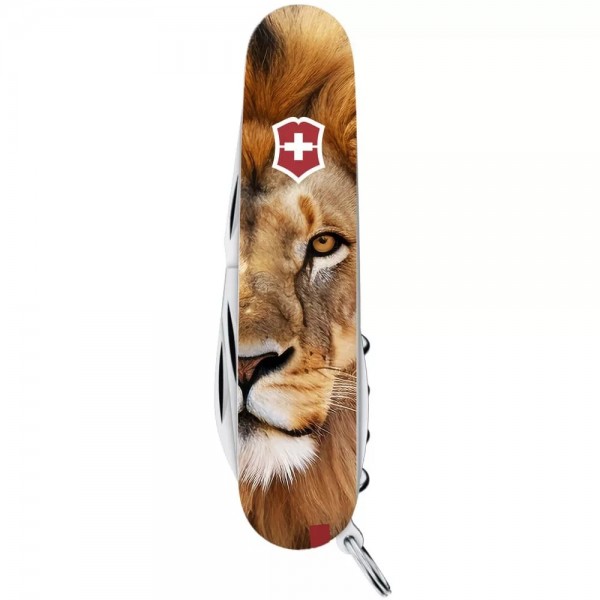 Складаний ніж Victorinox Spartan Animal 91 мм 13 функцій Лев (1.3603.7_F1010pw)