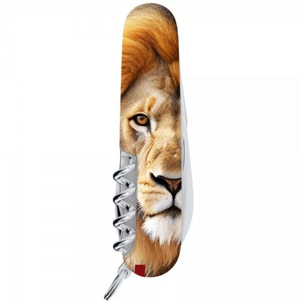 Складаний ніж Victorinox Spartan Animal 91 мм 13 функцій Лев (1.3603.7_F1010pw)
