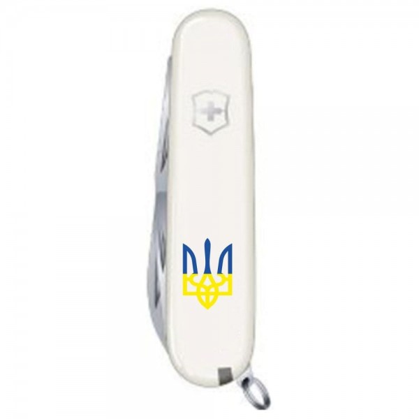 Складаний ніж Victorinox SPARTAN UKRAINE Тризуб синє-жовт 1.3603.7_T0017u