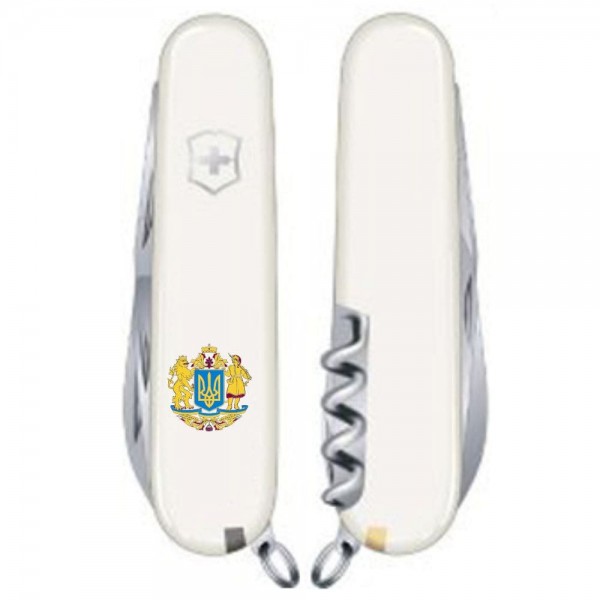 Складаний ніж Victorinox SPARTAN UKRAINE Великий Герб України 1.3603.7_T0400u