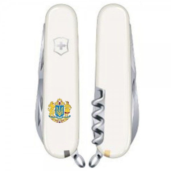 Складаний ніж Victorinox SPARTAN UKRAINE Великий Герб України 1.3603.7_T0400u