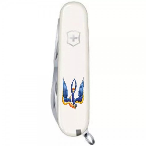 Складаний ніж Victorinox Spartan Ukraine Тризуб-Ластівка (1.3603.7_T1230u)