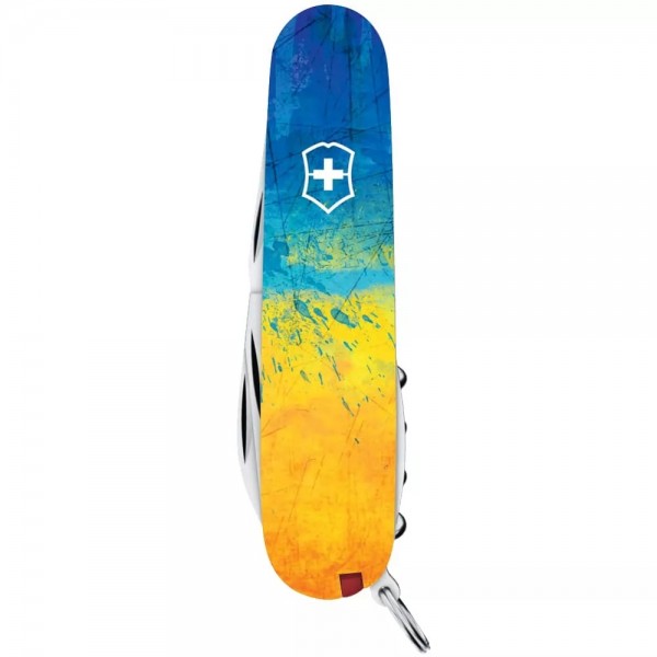 Складаний ніж Victorinox Spartan Ukraine 91 мм 13 функцій Жовто-синій (1.3603.7_T3100pw)