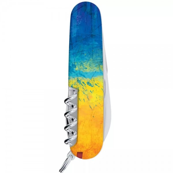 Складаний ніж Victorinox Spartan Ukraine 91 мм 13 функцій Жовто-синій (1.3603.7_T3100pw)