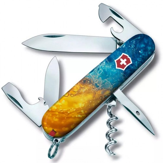 Складаний ніж Victorinox Spartan Ukraine 91 мм 13 функцій Жовто-синй (1.3603.7_T3160pw)