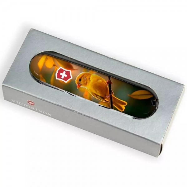 Складаний ніж Victorinox Spartan Ukraine 91 мм 13 функцій Золота пташка (1.3603.7_T3170pw)