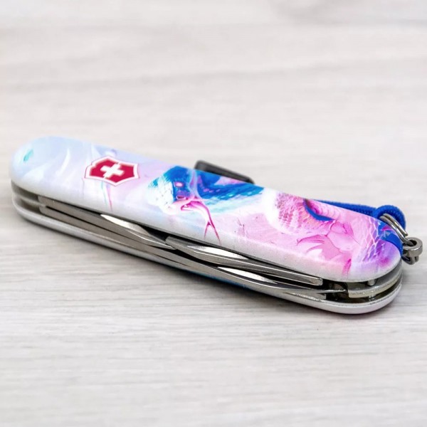 Ексклюзивний складаний ніж 91мм Victorinox SPARTAN ZODIAC 2 шари, 12 функцій Чарівна змія (1.3603.7_Z4220pk)