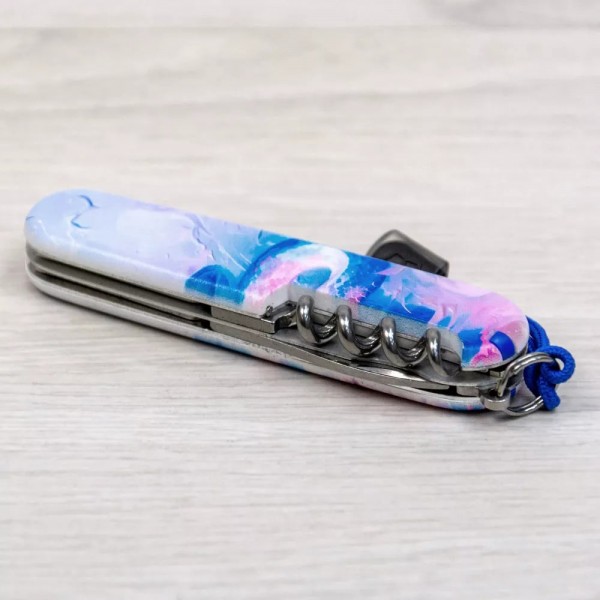 Ексклюзивний складаний ніж 91мм Victorinox SPARTAN ZODIAC 2 шари, 12 функцій Чарівна змія (1.3603.7_Z4220pk)