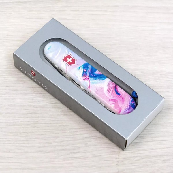 Ексклюзивний складаний ніж 91мм Victorinox SPARTAN ZODIAC 2 шари, 12 функцій Чарівна змія (1.3603.7_Z4220pk)