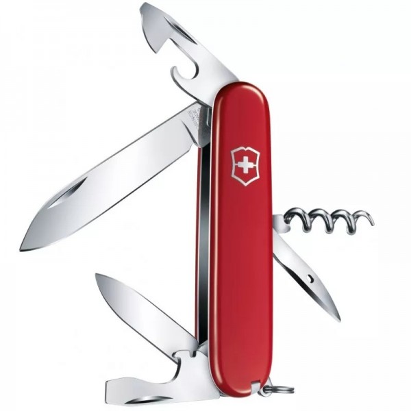 Складаний ніж Victorinox Spartan 91 мм 12 Червоний у блістері (1.3603.B1)